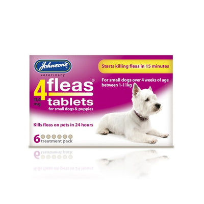 JVP 4 Fleas Puppy Flea Tablets (6Tabs)