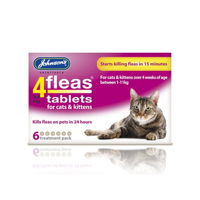 JVP 4 Fleas Cat Flea Tablets