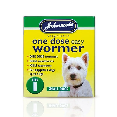 JVP One Dose Wormer For Small Dog Size 1