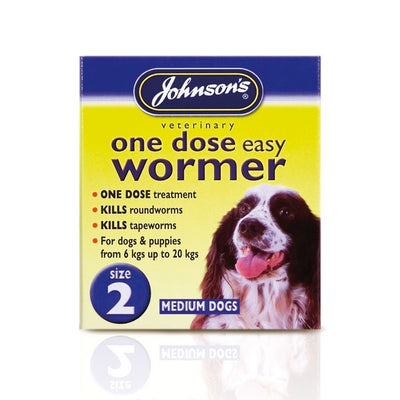 JVP One Dose Wormer for Medium Size Dog Size 2