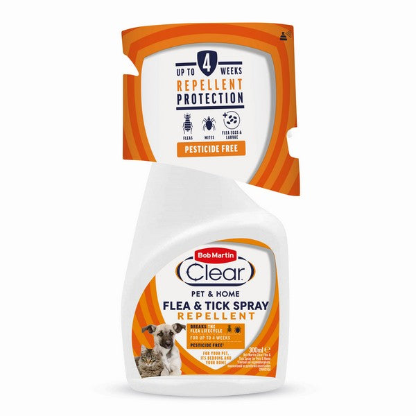 BM Clear Pesticide Free Flea Spray Pet & Home 300ml