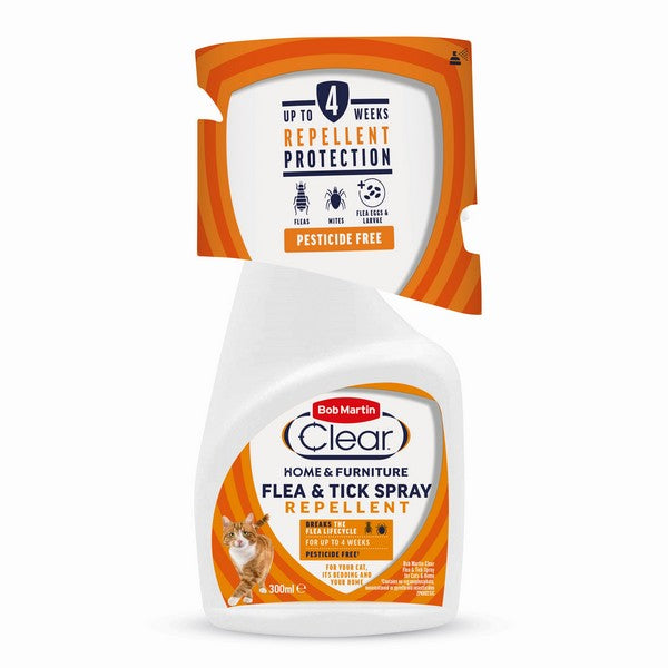 BM Clear Pesticide Free Flea Spray Cats & Home 300ml