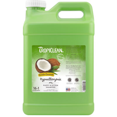 TropiClean Gentle Coconut Puppy Shampoo Hypoallergenic 3.78l