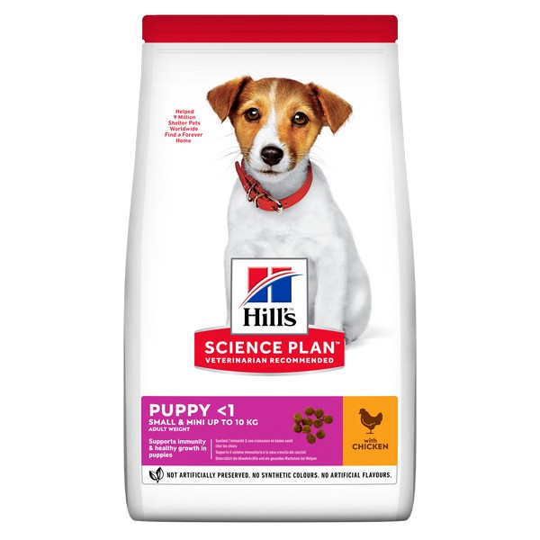 Hills Science Plan Puppy Sm/Mini Dry Chicken 1.5kg