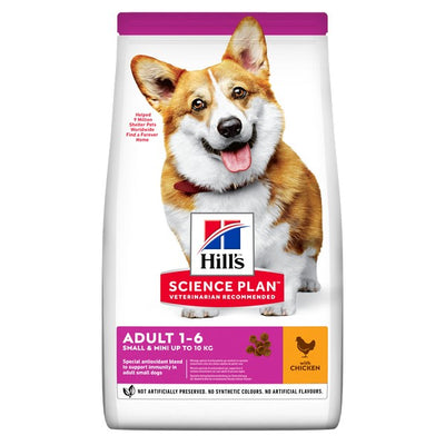 Hills Science Plan Adult Sm/Mini Dry Chicken 1.5kg