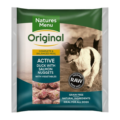 Natures Menu Frozen Nuggets Active 1kg