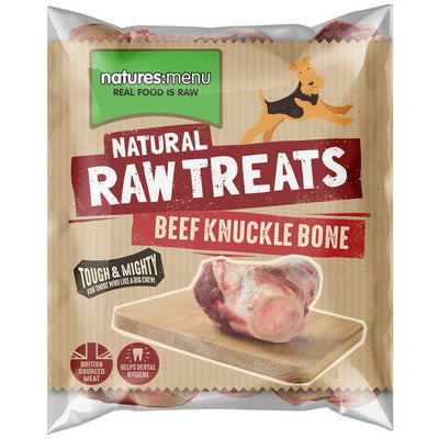 Natures Menu Frozen Raw Chews Beef Knuckle Bone Half