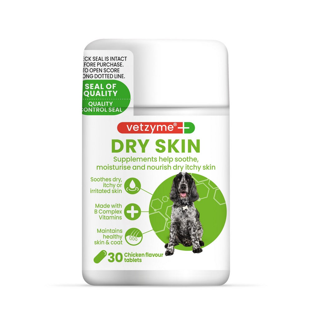 Vetzyme Dry Skin Tablets (30Tabs)