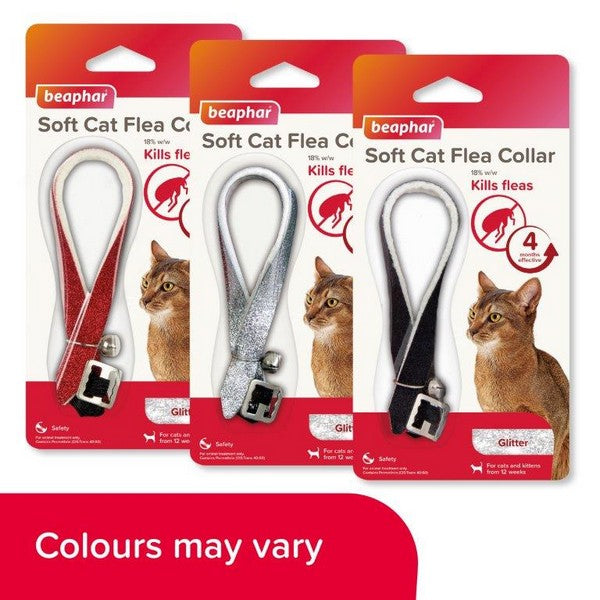 Beaphar Cat Flea Collar Glitter Assorted