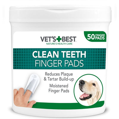 Vets Best Clean Teeth Finger Pads for Dogs Display Unit