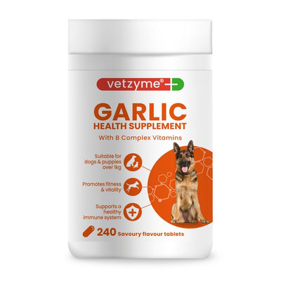 Vetzyme Tablets With Garlic (240Tabs)