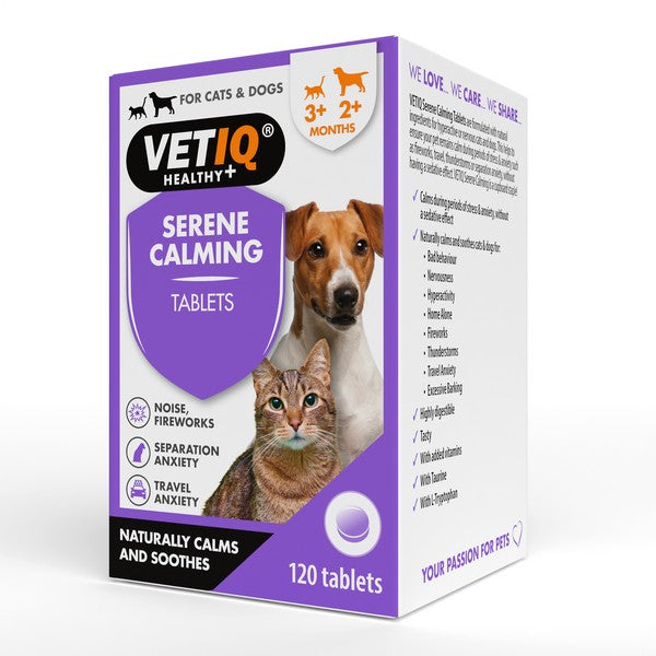 M & C VetIQ Serene Um Calm (120Tabs)