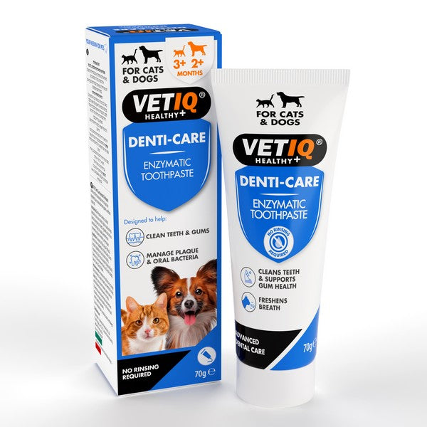 M & C VetIQ 2 in 1 Denticare Paste 70g