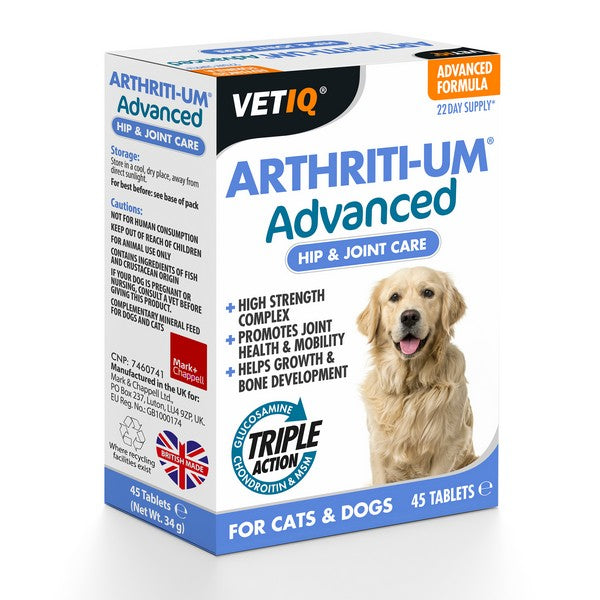 M & C VetIQ Arthiriti Um Advanced (45Tabs)