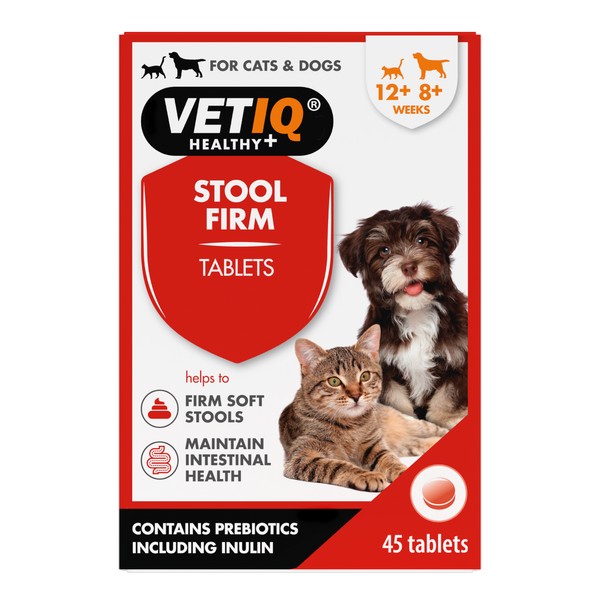 M & C VetIQ Stool Firm Tablets (45Tabs)