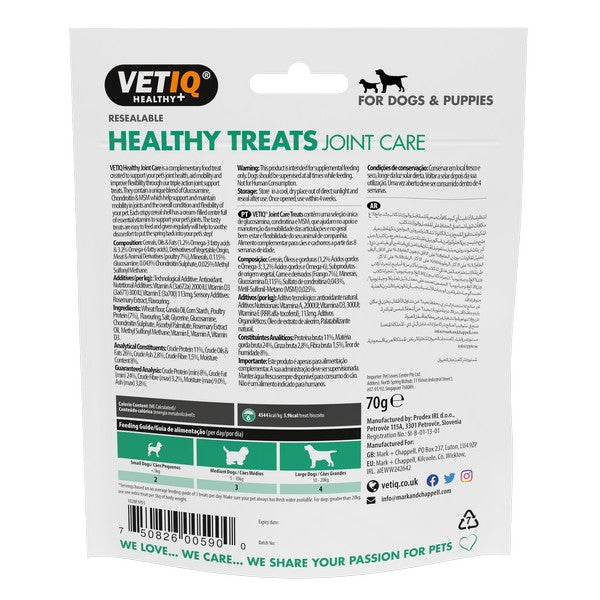 M & C VetIQ Joint & Hip Care Treats for Dogs & Puppies