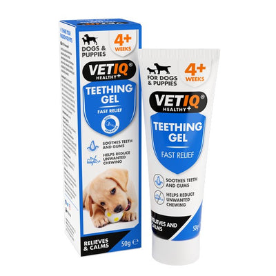 M & C VetIQ Teething Gel For Puppies 50g