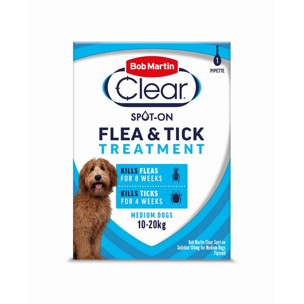 BM Clear Flea Clear Spot On for Medium Dogs (1 Pipette)