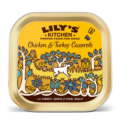 Lilys Kitchen Chicken and Turkey Casserole for Dogs 150g