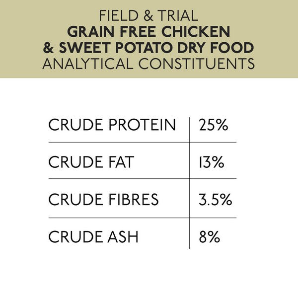 Skinners Field and Trial Grain Free Chicken and Sweet Potato 15kg