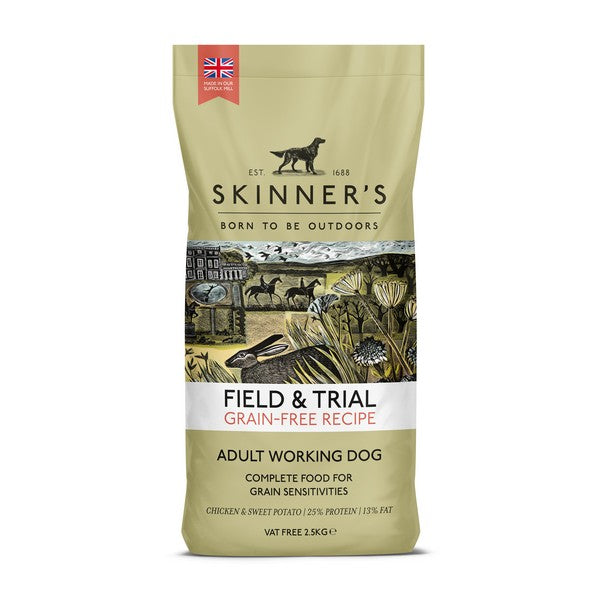 Skinners Field & Trial Grain Free Chicken & Sweet Potato 2.5kg