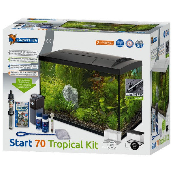 SuperFish Start 70 Tropical Kit Black