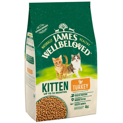 Wellbeloved Turkey and Rice Cat Food Kitten 4kg