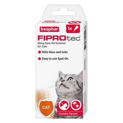 Beaphar Fiprotec Spot On Cat 50mg (1 Pipette)