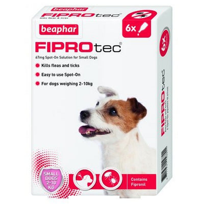 Beaphar Fiprotec Spot On Small Dog (6 Pipettes)