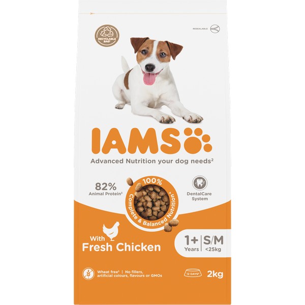 Iams Advanced Nutrition Adult Small and Medium Breed Breed - Chicken 2kg