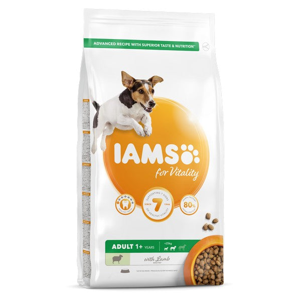 Iams Vitality Adult Small/Med Lamb 12kg