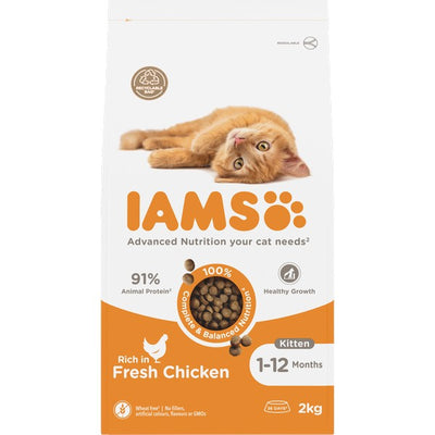 Iams Kitten Food Chicken 2kg