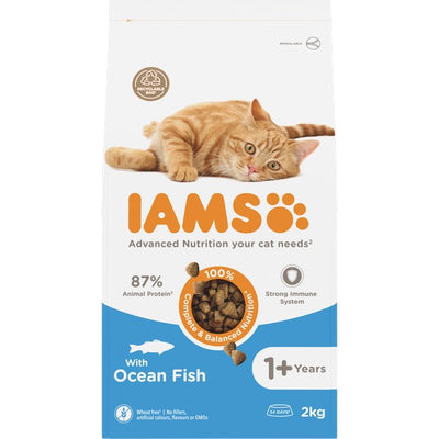 Iams Adult Cat Food Ocean Fish 2kg