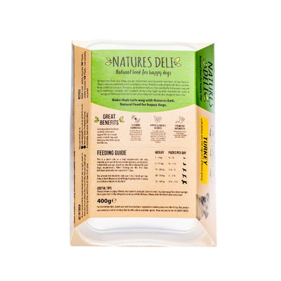 Natures Deli Turkey 400g tray