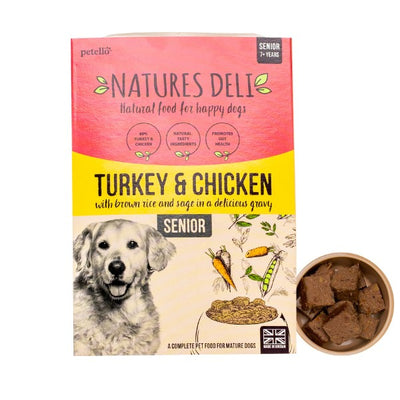 Natures Deli Senior (Ckn & Tky) 400g tray