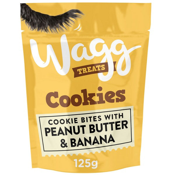 Wagg Cookie Treats Peanut and Banana 125g