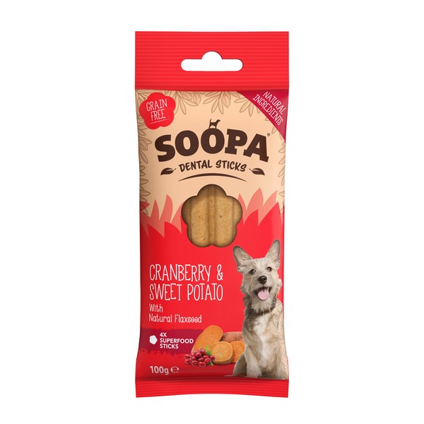 Soopa Cranberry and SP Dental Sticks 100g