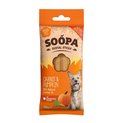 Soopa Carrot & Pumpkin Dental Sticks 100g