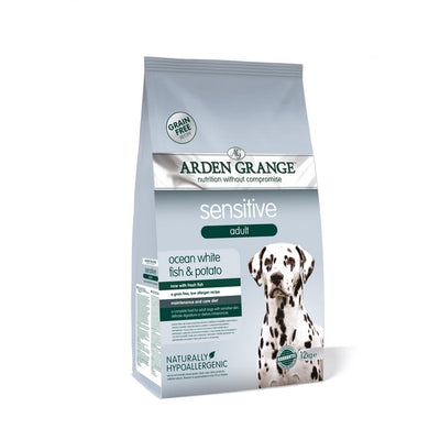 Arden Grange Sensitive Adult White Fish & Potato Dog Food