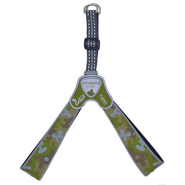 Coralpina Harness Faloria Green Camouflage Size 5 (40-50cm)