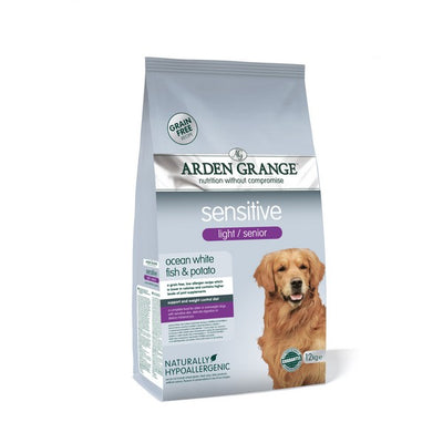 Arden Grange Sensitive Light / Senior Dog Food 12kg and 2kg