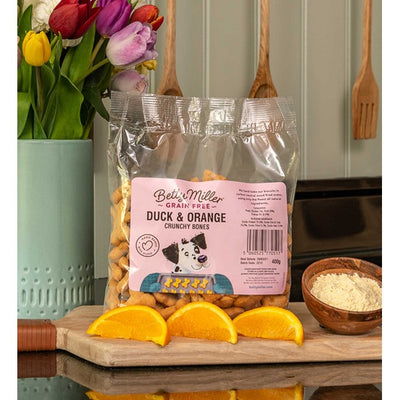 Betty Millers Grain Free Duck and Orange Bones 400g