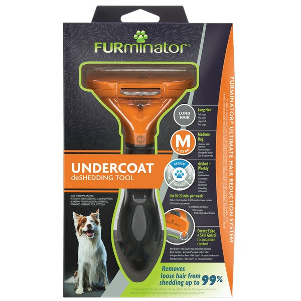 FURminator Undercoat deShedding Tool for Medium Long Hair Dog