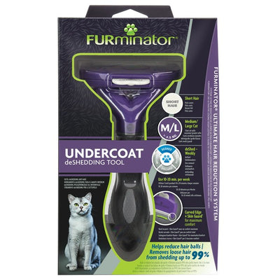 FURminator Undercoat deShedding Tool for Medium/Large Long Hair Cat