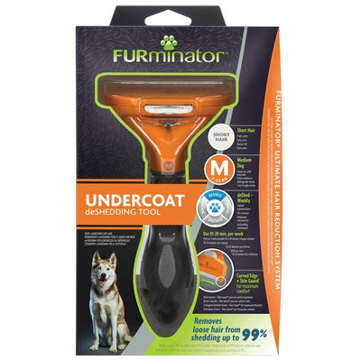 FURminator Undercoat deShedding Tool for Medium Short Hair Dog