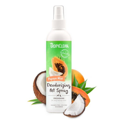 TropiClean Papaya Mist Deodorant Spray 236ml