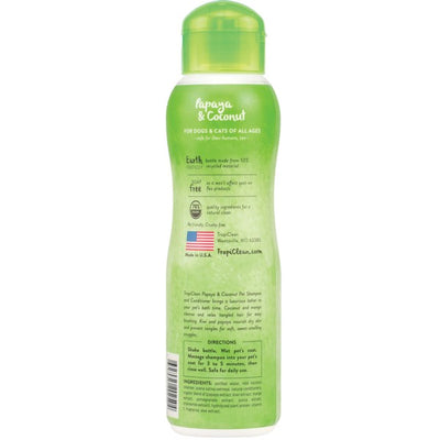 TropiClean Papaya and Coconut Shampoo 355ml