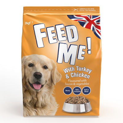 HiLife Feed Me! Complete Nutrition With Turkey/ Chicken/Bacon 2kg