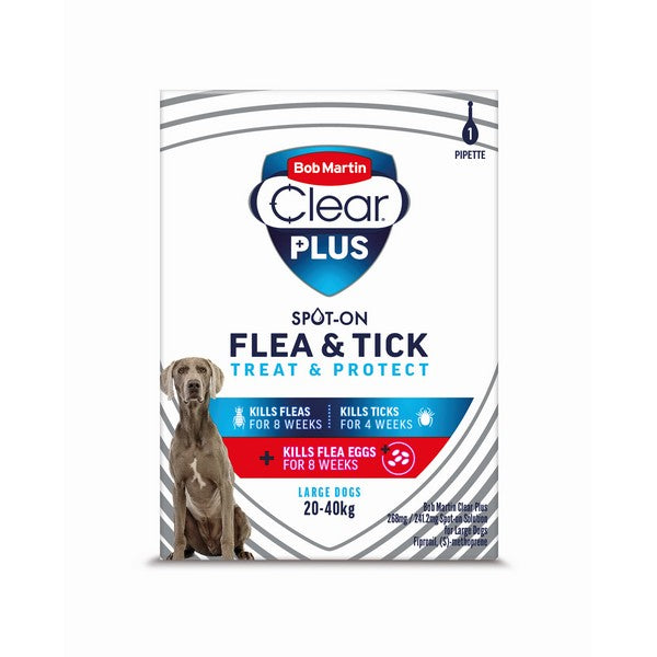 BM Clear PLUS 268mg / 241.2mg Spot On Solution for Large Dogs 1T