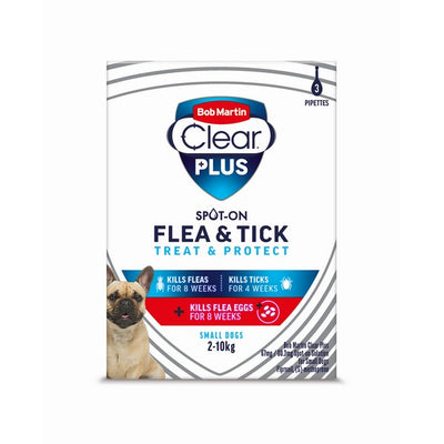 BM Clear PLUS 67mg / 60.3mg Spot On Solution for Small Dogs 3T